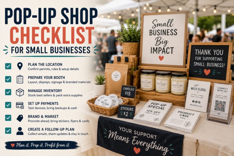 Pop-Up Shop Checklist for Small Businesses