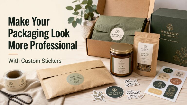 How to Use Custom Stickers to Make Your Packaging Look More Professional
