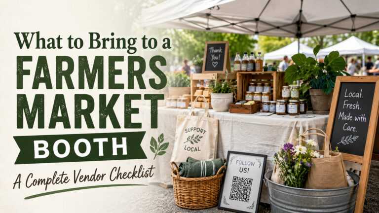 What to Bring to a Farmers Market Booth: A Complete Vendor Checklist