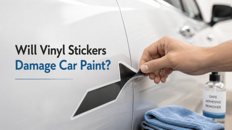 Will Vinyl Stickers Damage Car Paint?